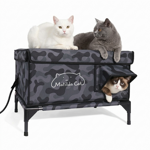 Classic Box Heated Cat House