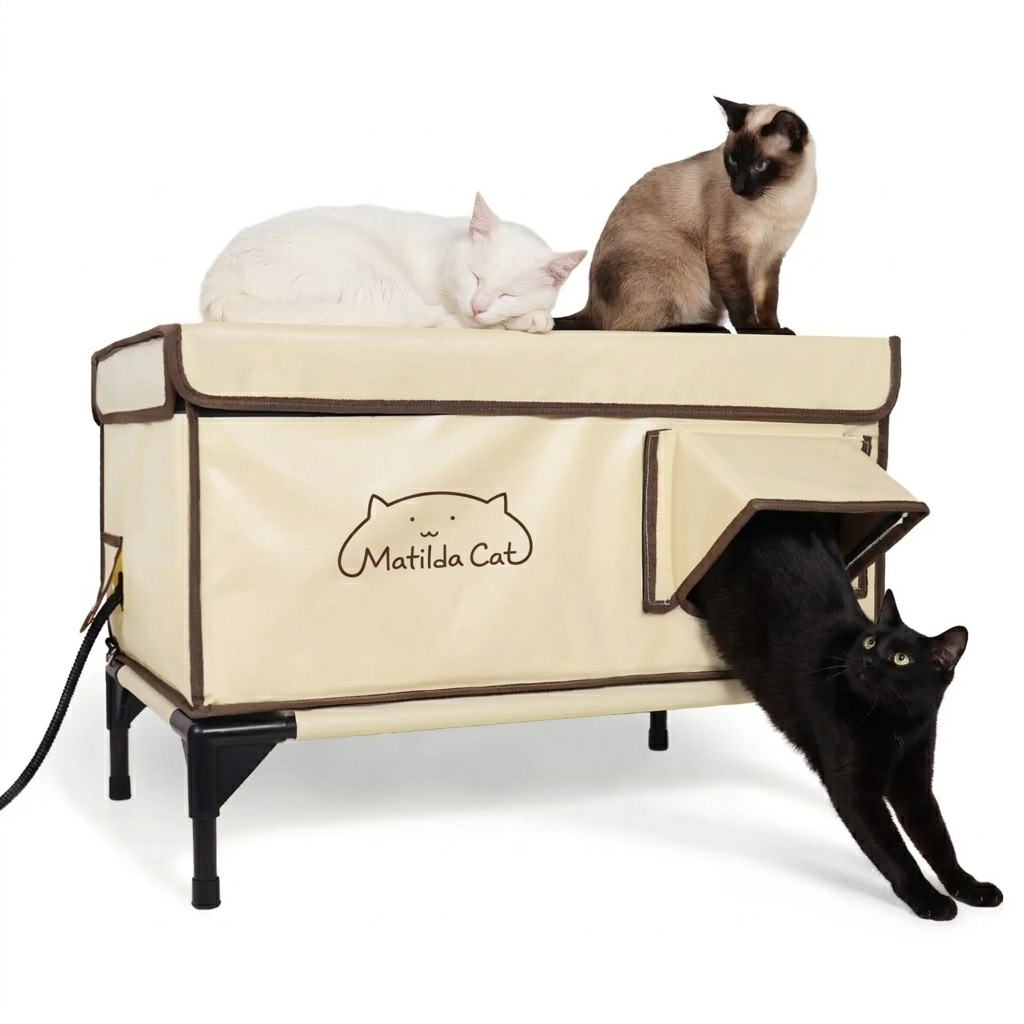 Classic Box Heated Cat House