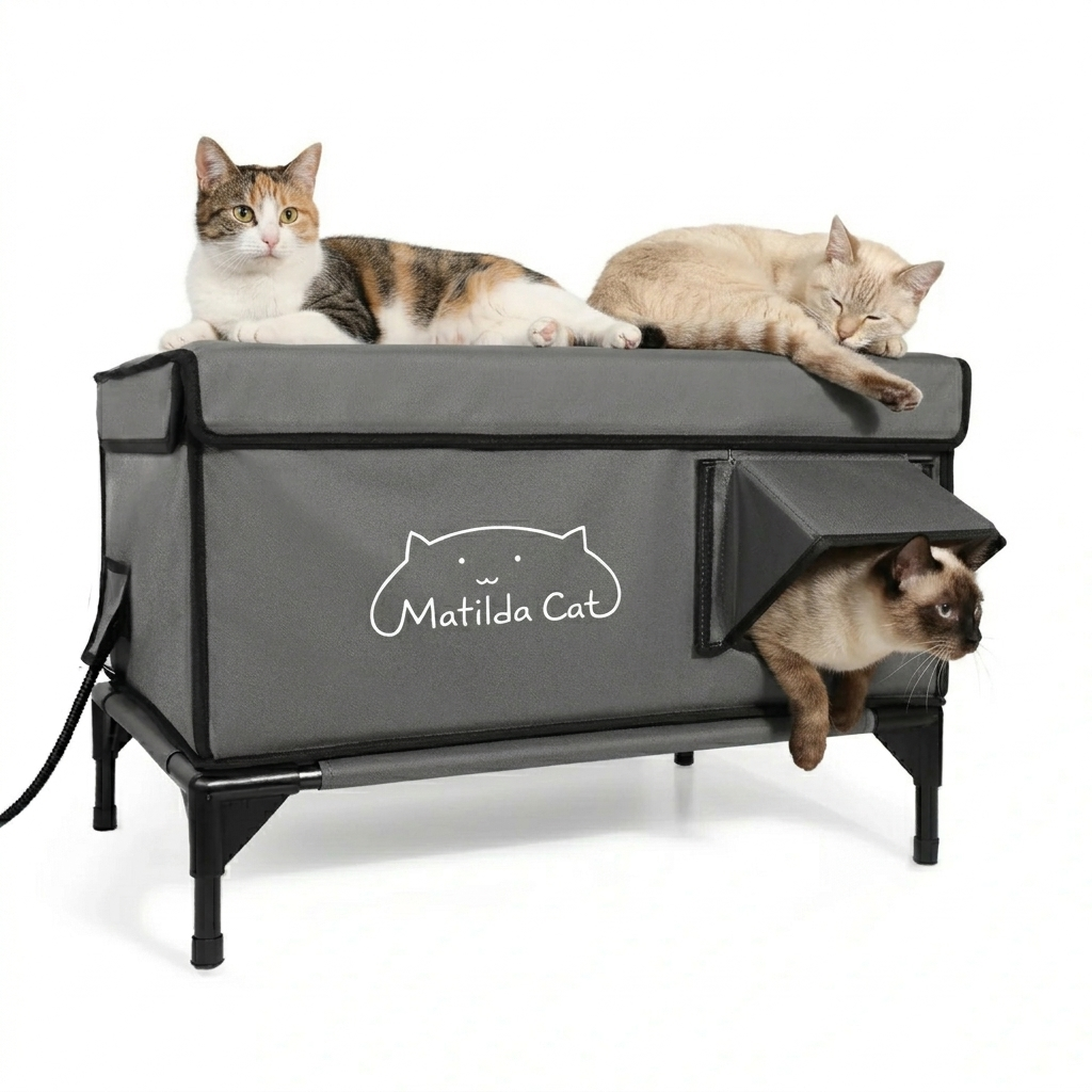 Classic Box Heated Cat House