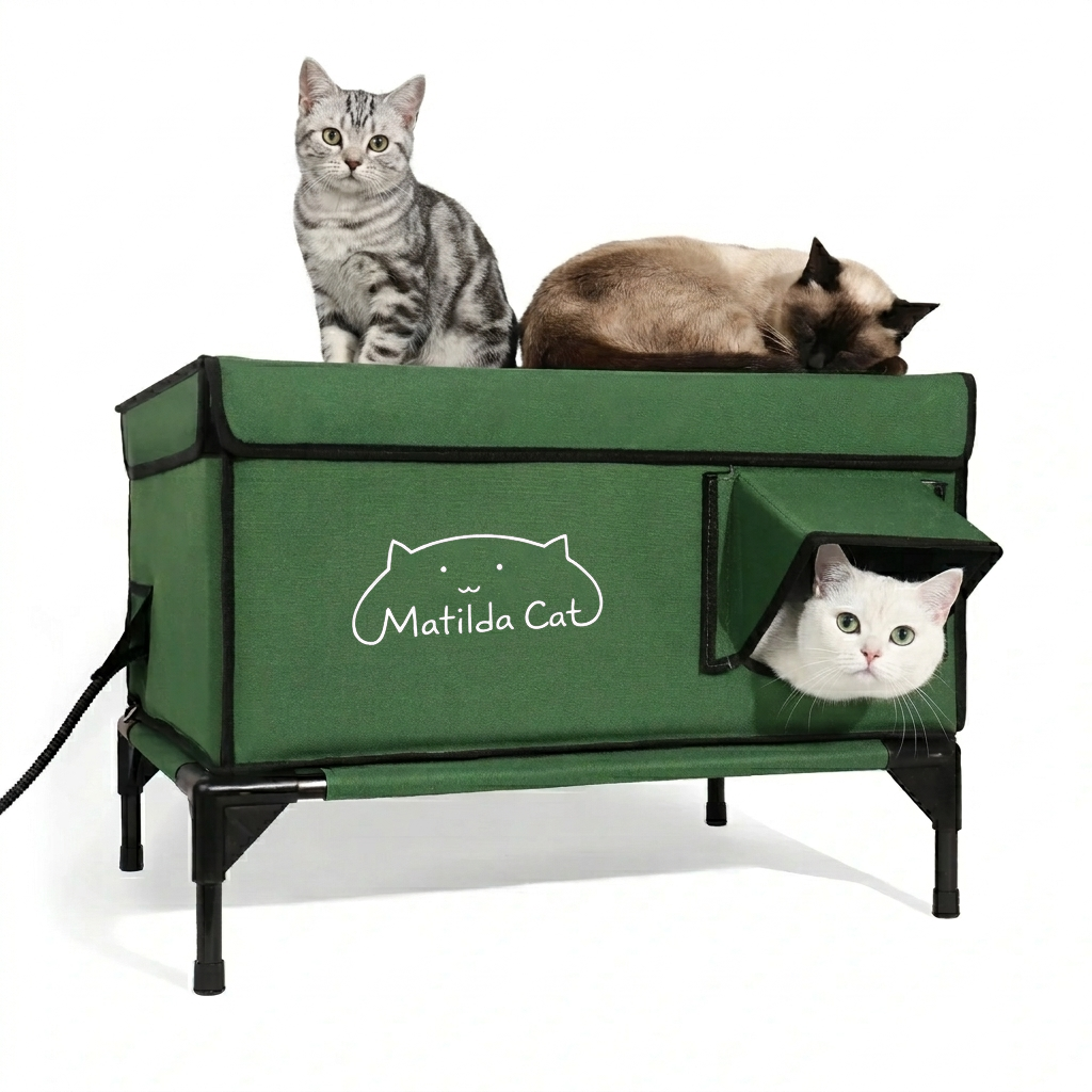 Classic Box Heated Cat House